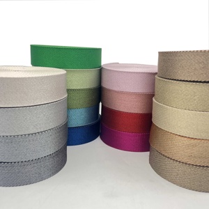 Mùa Xuân & mùa hè đầy màu sắc Polyester Webbing 21 màu sắc thiết kế mới 38mm Shinny vàng chủ đề vành đai dây đeo - Product Image 6