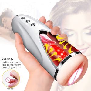 Мужской эротический мастурбатор, чашка, реалистичный кончик языка и рта, карманная Вагина, киска, секс-игрушка для взрослых, мастурбатор, секс-игрушки для мужчин - Product Image 2