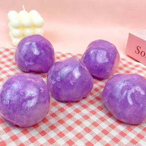 Boules de smoothie aux fruits faites à la main, Boules sonores, Série activée par le son, Jouet anti-stress moulable, Amusant à presser, Boules de smoothie gommeuses - Product Image 6