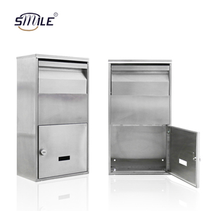 <span class=keywords><strong>SMILE</strong></span> Paquete de entrega de paquetes grandes Caja de entrega de correo a domicilio Caja de entrega de metal segura Caja de paquetes con bloqueo al aire libre - Product Image 3