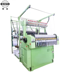 Ginyi Chinese Xiamen Lage Prijs Gewoon Naaldweefgetouw Textiel Maken Nylon Pp Polyester Banden Elastische Tape Machine Smalle Stof