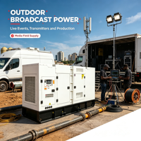 Genset Diesel Ricardo Berkanopi Harga Ekonomis 20KVA 25KVA untuk Cadangan Daya Rumah 50Hz 60Hz Berpendingin Air dengan ATS Auto Start