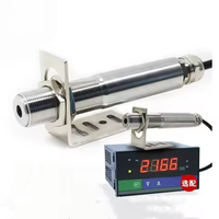 Transmisor láser IR dual cilíndrico Sensor de temperatura de termómetro infrarrojo industrial sin contacto
