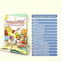 Buku Suara Interaktif Hot Sale untuk Anak-Anak - Buku Papan Suara untuk Pembelajaran & Suara OEM/ODM Kustom Edukatif