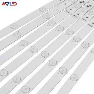 Barre LED fine en gros SMD3030 24V, barre lumineuse LED rétroéclairée IP20 3.2W 7 lampes 6500K, barre linéaire LED pour caisson lumineux fin - Product Image 3