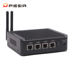 Piesia <span class=keywords><strong>Celeron</strong></span> j4125 J1900 <span class=keywords><strong>atom</strong></span> e3845 Nano Mini PC 8GB Quad Core 4 LAN 1 * HD VGA x86 Router pfsense Barebone Thin Client Mini PC - Product Image 6