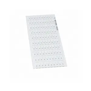Electronic Components 1SNK156191R0000 Terminal Block Marker Strips Letters S Label Snap In 6.00mm For SNK Series 1SNK156191R