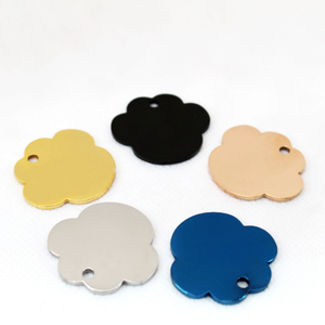 Étiquettes d'identification pour animaux de compagnie en acier inoxydable poli, durables, imperméables et personnalisables, pour chiens et chats, fixation au collier, vente chaude - Product Image 5