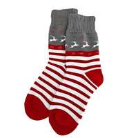 Chaussettes en tricot de Noël antidérapantes et respirantes, personnalisées en gros, de haute qualité pour femmes, usage quotidien en hiver