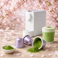 Capsules de Matcha Latte Caramel Crème – Thé Vert Riche et Onctueux – Dosettes Individuelles pour Machine à Expresso – Vente en Gros, Faible MOQ