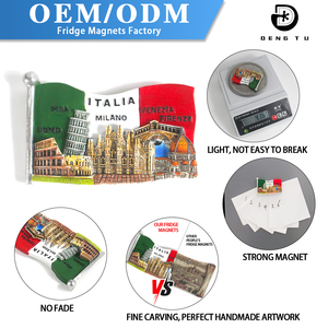 Imanes de nevera de resina 3D personalizados de Italia, monumentos de <span class=keywords><strong>Roma</strong></span> y Milán, regalo turístico de viaje, imanes de recuerd - Product Image 6