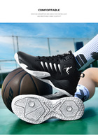 Chaussures pour hommes, chaussures de sport de basketball, surface en cuir, étudiant