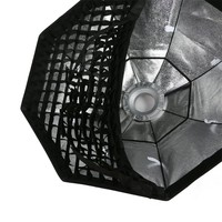 Équipement photo personnalisé SoftBox Grille Nid d'abeille Studio professionnel Photo Flash stroboscopique Lumière LED Soft Box avec différents supports