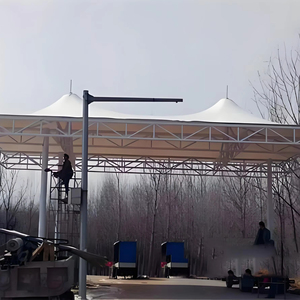 Đường cao tốc trạm thu phí trạm xăng cấu trúc màng tán mái thép cấu trúc Giàn - Product Image 3