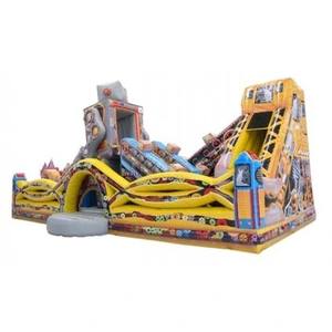 Toboggan Aquatique II, Toboggan <span class=keywords><strong>Gonflable</strong></span> Thème Océan pour Enfants avec Trois Glissades - Product Image 6