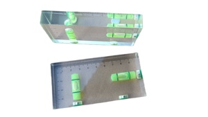 الصين المورد 4 "المهنية الكهربائية الاكريليك البلاستيك مربع الروح مستوى مع مغناطيس قوي - Product Image 3