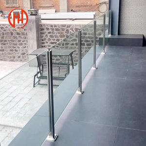 Clôture extérieure en aluminium, garde-corps en aluminium, <span class=keywords><strong>balustrade</strong></span> en verre - Product Image 3