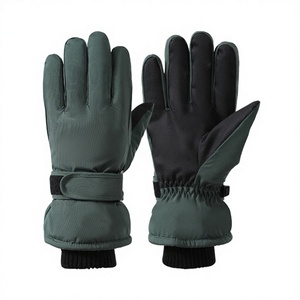 Gants de ski et de snowboard YUCALO unisexes en polyester noir imperméables et coupe-vent, chauds pour l'hiver, pour le vélo et la moto - Product Image 2