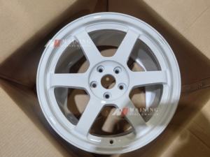 <span class=keywords><strong>ล้อ</strong></span>แม็กซ์ MN Forged 5x120 5x114.3 <span class=keywords><strong>สี</strong></span><span class=keywords><strong>ขาว</strong></span> Volk Racing <span class=keywords><strong>Te37</strong></span> สำหรับ M340i F80 E92 M3 F82 M4 Tesla Model S Jdm - Product Image 4