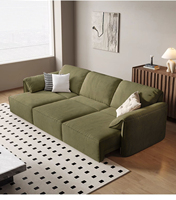 Lujo moderno simple 3 plazas eléctrico inteligente tela multifuncional sofá cama sala de estar sofá combinación con almacenamiento