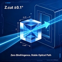 Z-cut High Precision Sapphire Optical Window Ra 0.2nm S/D 10/5 Custom Large Diameter 300mm for Laser & IR Sensor