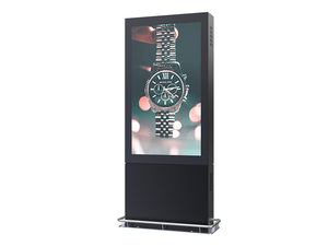Ultima nuova tecnologia 55 65 75 pollici all'aperto Ultra sottile pavimento in piedi Touch Screen LCD Display Totem Ip66 Digital Signage chiosco - Product Image 4