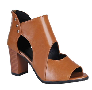 <span class=keywords><strong>Sandalias</strong></span> <span class=keywords><strong>Romanas</strong></span> de Tacón Alto con Diseño Peep Toe para Mujer, Última Moda en Calzado - Product Image 5