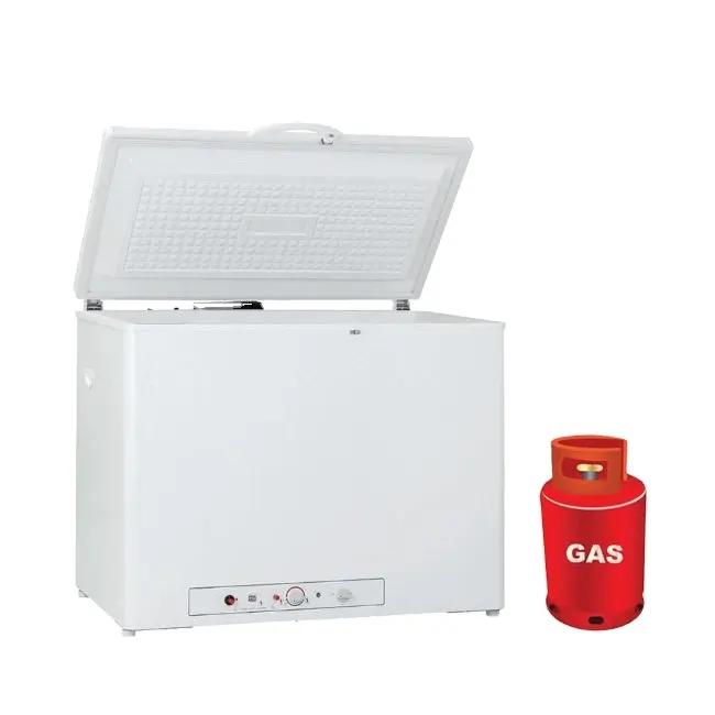 200 л поглощающий однодверный Электрический/газовый холодильник по справедливой цене для кемпинга, глубокая морозильная камера для DSG-200B1