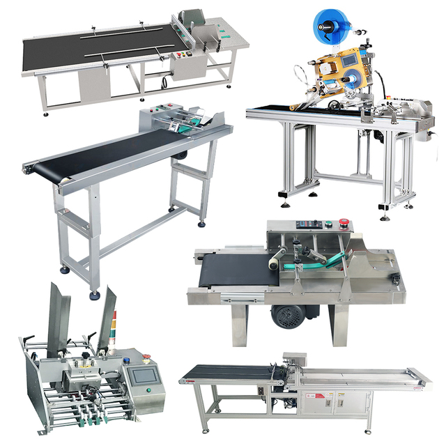 Kelier Adjustable Speed Package Feeder Machine for Inkjet Printer Grouped Equipment Support Customized