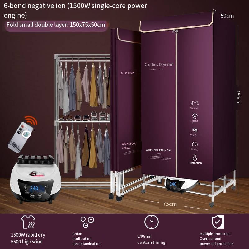 Purple  6keys fold small double layer