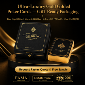 Jeu de cartes de luxe plaqué or personnalisé, coffret cadeau premium pour mariage, jeu de cartes en plastique imperméable, cartes de <span class=keywords><strong>poker</strong></span> anime japonais - Product Image 6