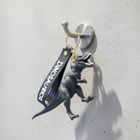 Porte-clés en PVC Dinosaures Jurassiques Faits Main Écologiques de Haute Qualité, Design 2D/3D, Vente en Gros, Idéal pour Cadeau d'Enfant et Sac à Dos