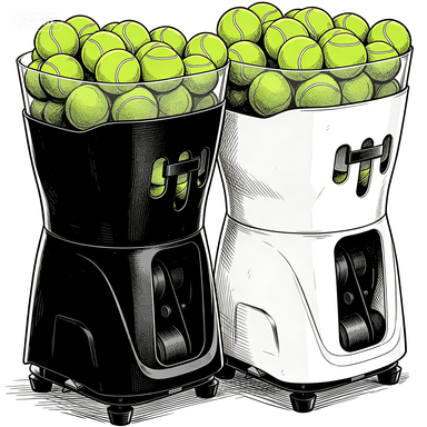 Bestselling Portable Tennis Ball Machine & Pickleball Machine With Auto Return | Indoor/Outdoor Training | Factory Direct