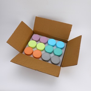 Tarro de comida para bebé de 120ml, contenedor de mermelada de vidrio, botella de caviar con escala, tapa colorida, juego de 6 recipientes de almacenamiento a prueba de fugas - Product Image 6