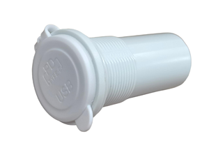 ที่ชาร์จ<span class=keywords><strong>เร็ว</strong></span><span class=keywords><strong>แบ</strong></span>บ PD Type-C 100W สีขาวใหม่ พร้อมพอร์ต USB QC3.0 สำหรับรถยน<span class=keywords><strong>ต</strong></span>์ RV เรือ รถบัส ATV มอเตอร์ไซค์ รถบรรทุก - Product Image 6