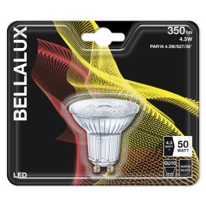 Bellalux 10x riflettore lampadine a LED GU10 PAR16 4.3W bianco caldo 2700K 36 ° angoli - Product Image 5