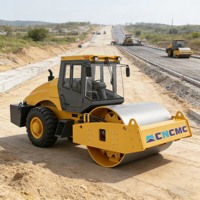 Compacteur vibrant CNCMC TRSH12 de 12 tonnes, largeur de tambour 2100 mm, moteur Cummins, vente directe usine, pour projets d'ingénierie