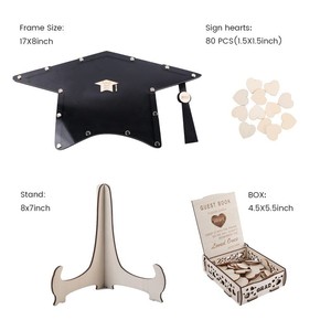 2024 mới tốt nghiệp mùa Máy tính để bàn Đồ trang trí nghệ thuật dân gian phong cách cử nhân cap đào khắc ký lưu bút cho bữa tiệc tốt nghiệp - Product Image 5