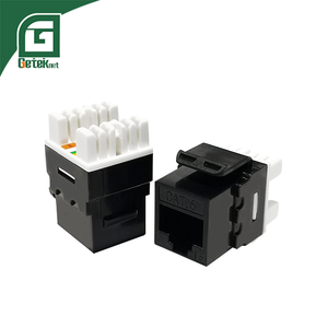 GETEKnet OEM ODM Networking PC UTP Cat5e/CAT6/Cat6a 8p8c RJ45 Socket Keystone Jack <span class=keywords><strong>T568A</strong></span>/B - Product Image 2