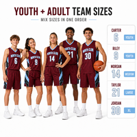 Uniformes de Baloncesto Personalizados Canadá, Conjunto de Camiseta y Pantalones Cortos Sublimados para Equipo, Ropa Deportiva Juvenil Personalizada de Fabricante