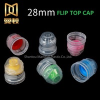 Capuchon de poche en plastique à bec verseur, capuchon de buse pour boissons, jus de fruits, bouchon à rabat pour bouteille 28mm 30mm 38mm, 5 pièces