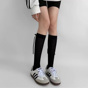 Calze lunghe stile balletto <span class=keywords><strong>con</strong></span> fiocchi JK, <span class=keywords><strong>collant</strong></span> a tinta unita, calze a gamba corta in poliestere-cotone ecologico, <span class=keywords><strong>cuciture</strong></span> senza <span class=keywords><strong>cuciture</strong></span>, da donna - Product Image 4