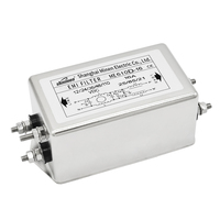 Filtre de puissance CC 250V à deux sections, type amélioré, réduction de bruit, OEM ODM disponible pour les équipements de communication et d'automatisation