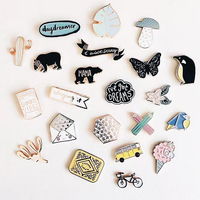 Épingles de revers personnalisées en métal émaillé, badges découpés avec logo de dessin animé pour chapeaux et accessoires vestimentaires sur le thème de l'anime