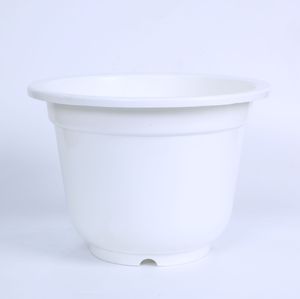 Maceta de Plástico PP Blanca con Boca Ancha y Base Estable, Maceta de Jardín al por Mayor para Plantas de Interior y Exterior 380 - Product Image 3