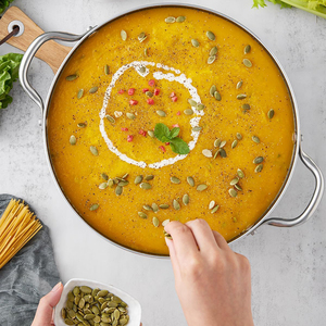 Marmites à soupe de haute qualité, style moderne, compatibles lave-vaisselle et four, avec poignée en acier inoxydable, fond à induction, pot en céramique - Product Image 5