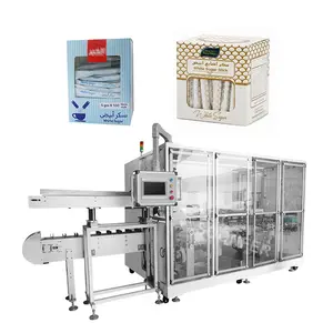 Automatic sugar salt stick sachet bag box packing cartoning machine