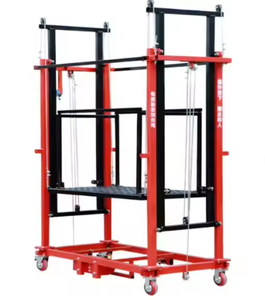 Di động có thể gập lại 10m 500kg thang máy điện giàn giáo Nâng Nền tảng với điều khiển từ xa - Product Image 1