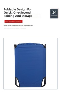 Sedia da Campeggio Completamente Pieghevole, Sdraio Ergonomica da Esterno con Cuscino, Regolabile Automaticamente fino <span class=keywords><strong>a</strong></span> 189cm per Spiaggia, Patio, Giardino - Product Image 5