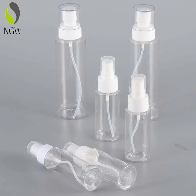 Empty soft plastic cosmetic jar with pump BB hand cream biodegradable refillable cosmetic packaging spray bottle